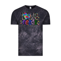 Cloud Black love need no words Vintage Tee - SublimationCraftShop