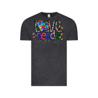Vintage Black love need no words Vintage Tee - SublimationCraftShop