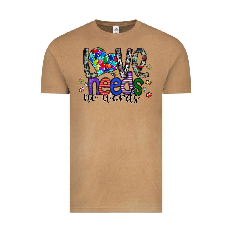 Love Need No Words Vintage Tee by SublimationCraftShop | Teevron