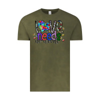 Vintage Olive love need no words Vintage Tee - SublimationCraftShop