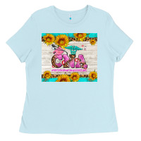 Baby Blue western cna Ladies Tee - AdoDesignShop