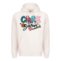 Pale Pink Caregiver Premium Hoodie - LillyAllenDesigns