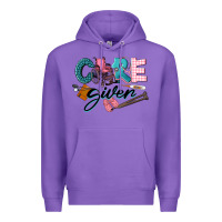 Purple Caregiver Premium Hoodie - LillyAllenDesigns