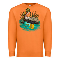 Carrot fishing pelican camp Premium Sweatshirt - NancyCooperArtShop
