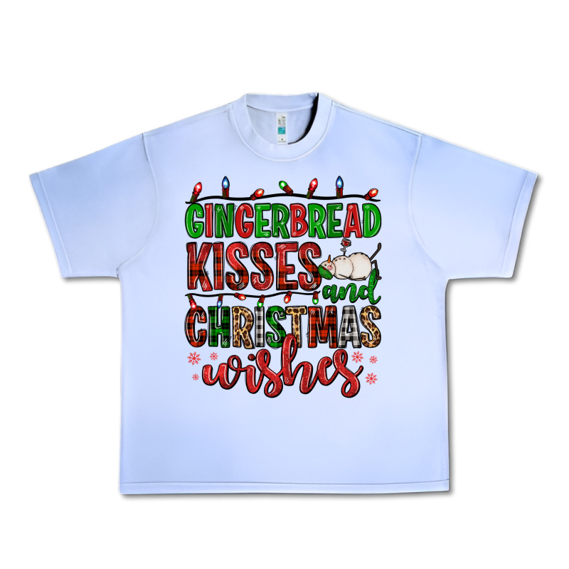 Gingerbread Kisses And Christmas Wishes Urban Heavy Tee by FaDigitalArtStudio | Teevron