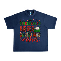 Navy gingerbread kisses and christmas wishes Urban Heavy Tee - FaDigitalArtStudio