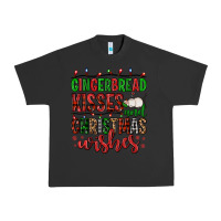 Pigment Black gingerbread kisses and christmas wishes Urban Heavy Tee - FaDigitalArtStudio
