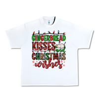 White gingerbread kisses and christmas wishes Urban Heavy Tee - FaDigitalArtStudio