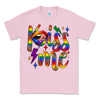 Bubblegum Pink kiss me Classic Tee - JahusDesignShop