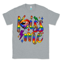 Heather Grey kiss me Classic Tee - JahusDesignShop