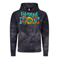 Cloud Black blessed mom sunflower Vintage Hoodie - Zillion Design Studio