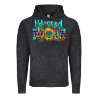 Vintage Black blessed mom sunflower Vintage Hoodie - Zillion Design Studio