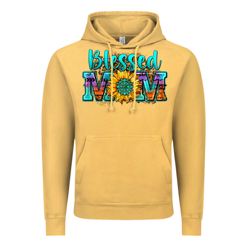 Blessed Mom Sunflower Vintage Hoodie by Zillion Design Studio | Teevron