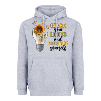 Heather Grey break your limits Heavyweight Hoodie - MaliasSmallBusiness
