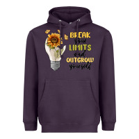 Plum break your limits Heavyweight Hoodie - MaliasSmallBusiness