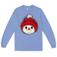 Colony Blue snowman Long Sleeve Tee - JahusDesignShop