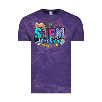 Cloud Purple stem teacher Vintage Tee - AdoDesignShop