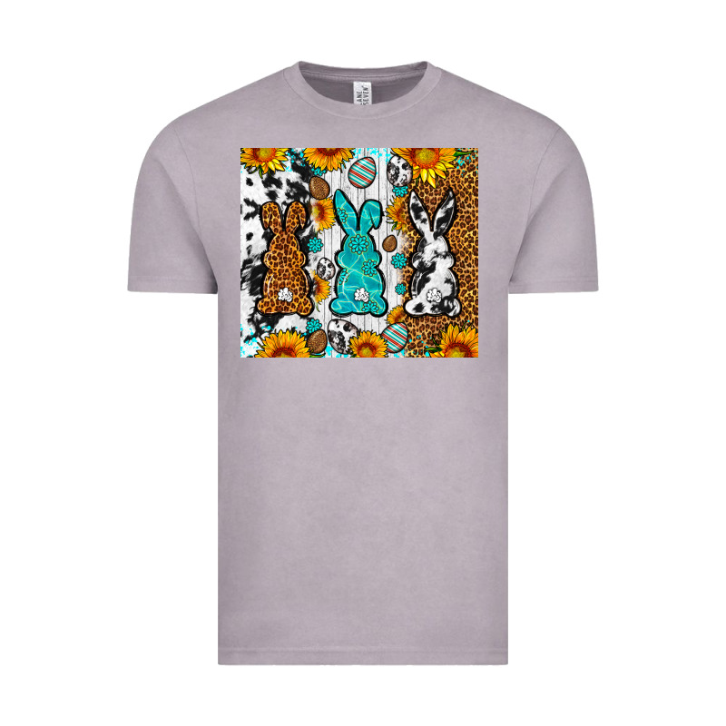 Easter Bunnies Leopard Cowhide Tumbler Easter Day Vintage Tee by Neo Western | Teevron