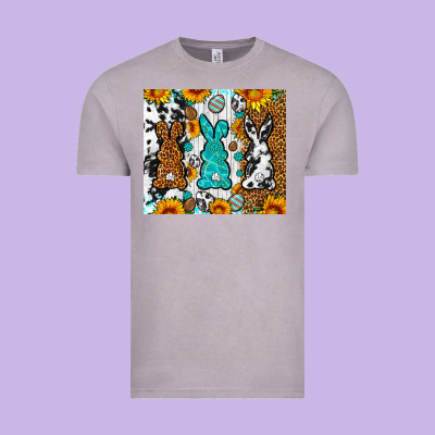 Easter Bunnies Leopard Cowhide Tumbler Easter Day Vintage Tee Designed By Neo Western