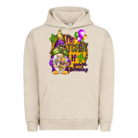 Pigment French Oak I'm catching if you're throwing Urban Hoodie - NancyCooperArtShop