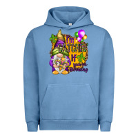 Pigment Pebble Blue I'm catching if you're throwing Urban Hoodie - NancyCooperArtShop