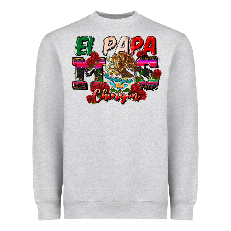 Al Papa Mas Chingon Heavyweight Sweatshirt by CTS Tumbler Store | Teevron