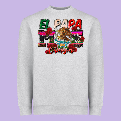 Al Papa Mas Chingon Heavyweight Sweatshirt Designed By Cts Tumbler Store