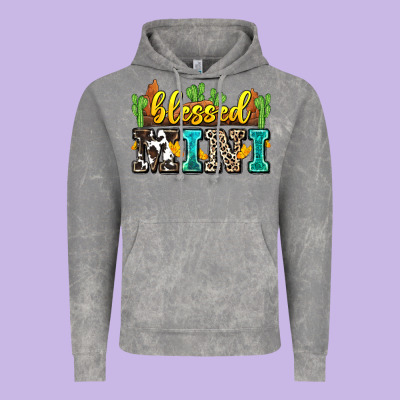 Blessed Mini Vintage Hoodie Designed By Zillion Design Studio