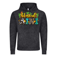 Vintage Black blessed mini Vintage Hoodie - Zillion Design Studio