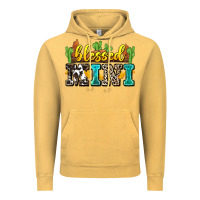 Vintage Mustard blessed mini Vintage Hoodie - Zillion Design Studio