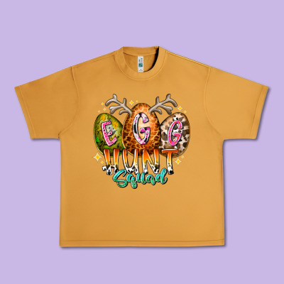 Egg Hunt Squad Urban Heavy Tee Designed By Racoondesign