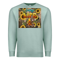 Seafoam camp life Premium Sweatshirt - NancyCooperArtShop