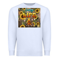 White camp life Premium Sweatshirt - NancyCooperArtShop