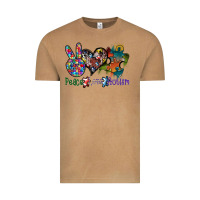 Vintage Camel peace love autism Vintage Tee - SublimationCraftShop