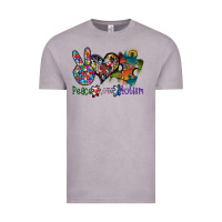 Vintage Zinc peace love autism Vintage Tee - SublimationCraftShop