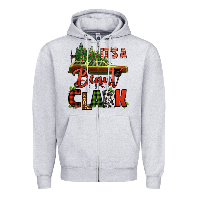 It's A Beaut Clark Christmas Vacation Car Zipper Hoodie by Jasminsmagicworld | Teevron