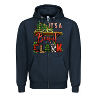 Navy it's a beaut clark christmas vacation car Zipper Hoodie - Jasminsmagicworld