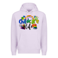 Lilac Childcare Life Premium Hoodie - LillyAllenDesigns