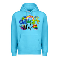 Ocean Blue Childcare Life Premium Hoodie - LillyAllenDesigns