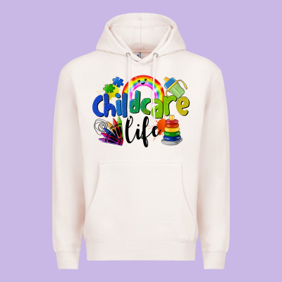 Childcare Life Premium Hoodie Designed By Lillyallendesigns
