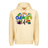 Pina Colada Childcare Life Premium Hoodie - LillyAllenDesigns
