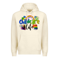 Sandshell Childcare Life Premium Hoodie - LillyAllenDesigns