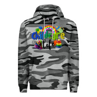 Slate Camo Childcare Life Premium Hoodie - LillyAllenDesigns