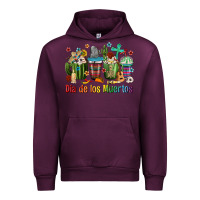 Mauve Wine Mexican Dia De Los Muertos Coffee Cups Urban Hoodie - texasbilliewilder