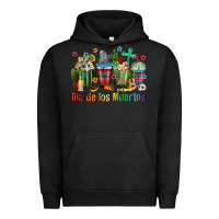 Pigment Black Mexican Dia De Los Muertos Coffee Cups Urban Hoodie - texasbilliewilder