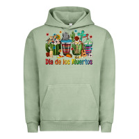 Pigment Oil Green Mexican Dia De Los Muertos Coffee Cups Urban Hoodie - texasbilliewilder