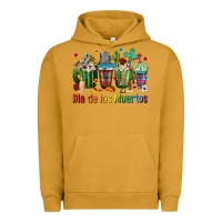 Pigment Peanut Butter Mexican Dia De Los Muertos Coffee Cups Urban Hoodie - texasbilliewilder