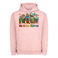 Pigment Salmon Mexican Dia De Los Muertos Coffee Cups Urban Hoodie - texasbilliewilder