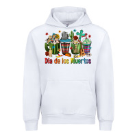 White Mexican Dia De Los Muertos Coffee Cups Urban Hoodie - texasbilliewilder