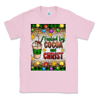 Bubblegum Pink christmas fueled by cocoa and christ Classic Tee - Artiststas